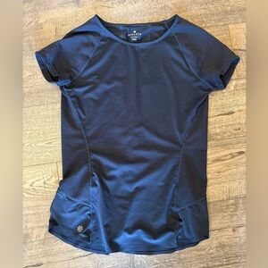 Athleta Women's Dark Blue Technical Active Tee Sz XXS